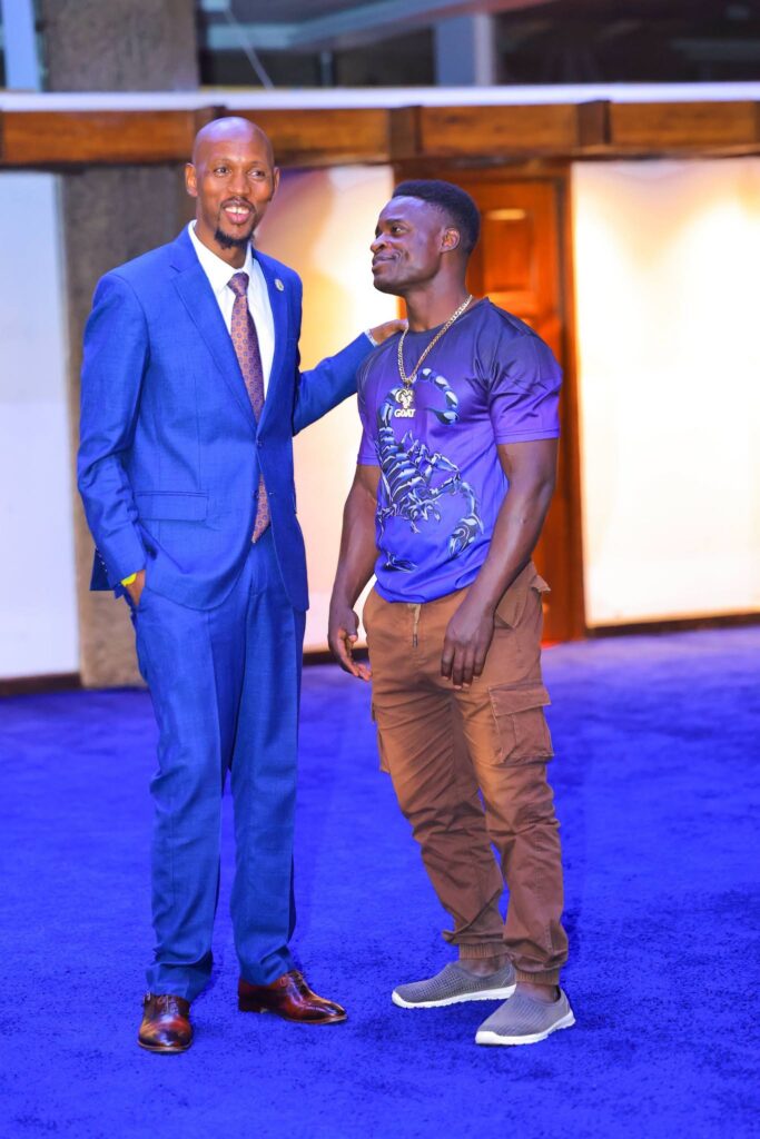 Geoffrey Mosiria warns Papa TV moments after handshake Nairobi chief officer for customer care geoffrey mosiria and tiktoker papa tv after forgiving each other. Photo/https://web. Facebook. Com/kiongozi. Mosiriake